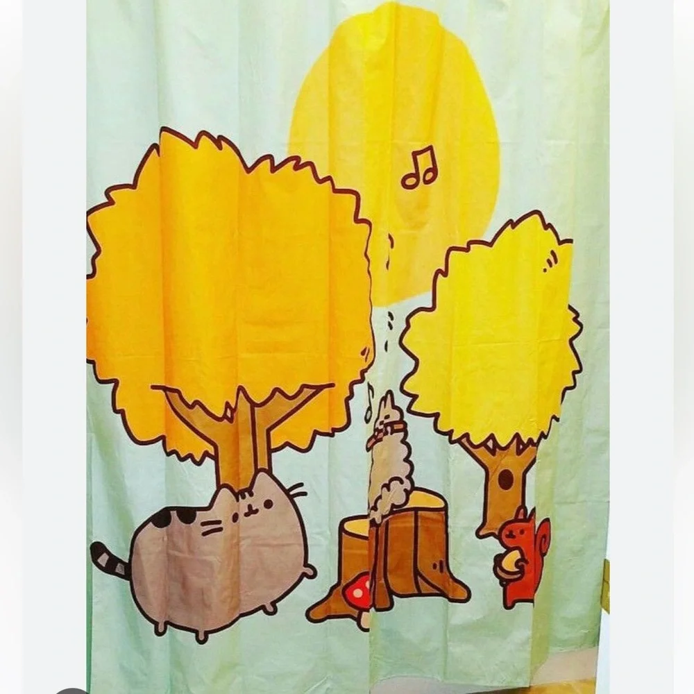 New Pusheen shower curtain